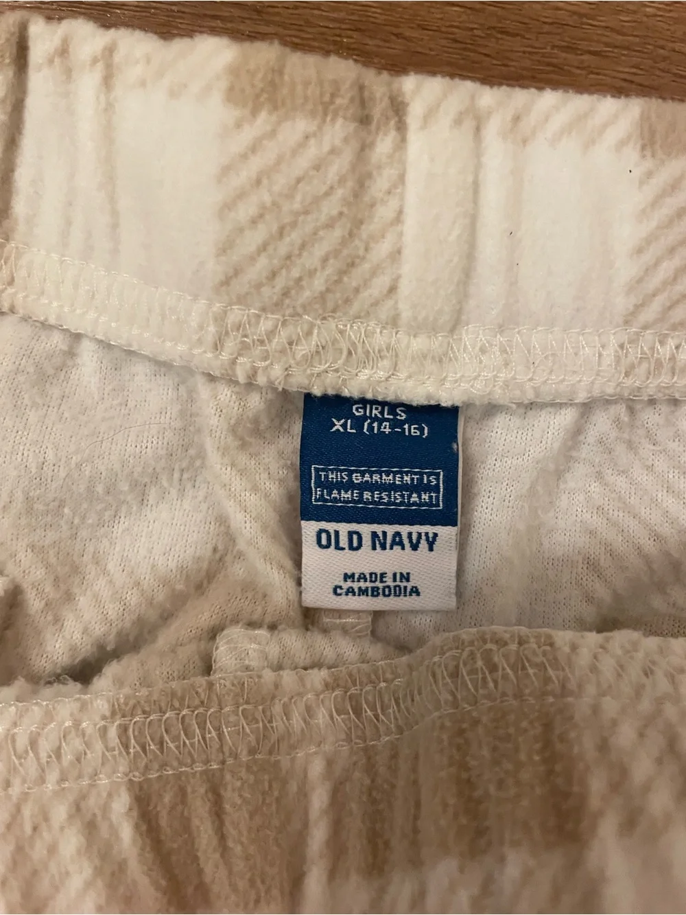 Old Navy Girls XL Buffalo Check & Christmas Tree Pajama Jogger Pants NWOT 2 Pack